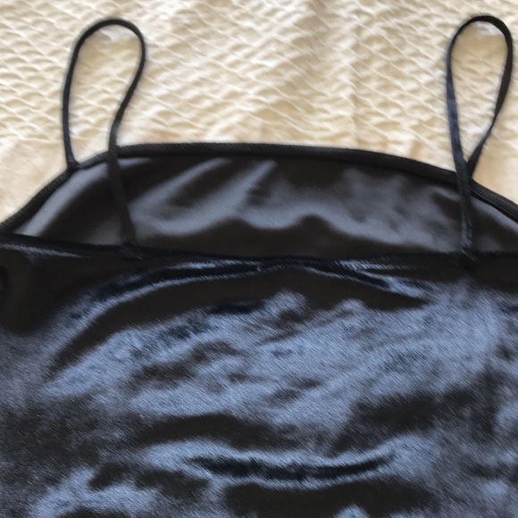 - Top Shop velvet bodysuit black - Picture 4 of 4